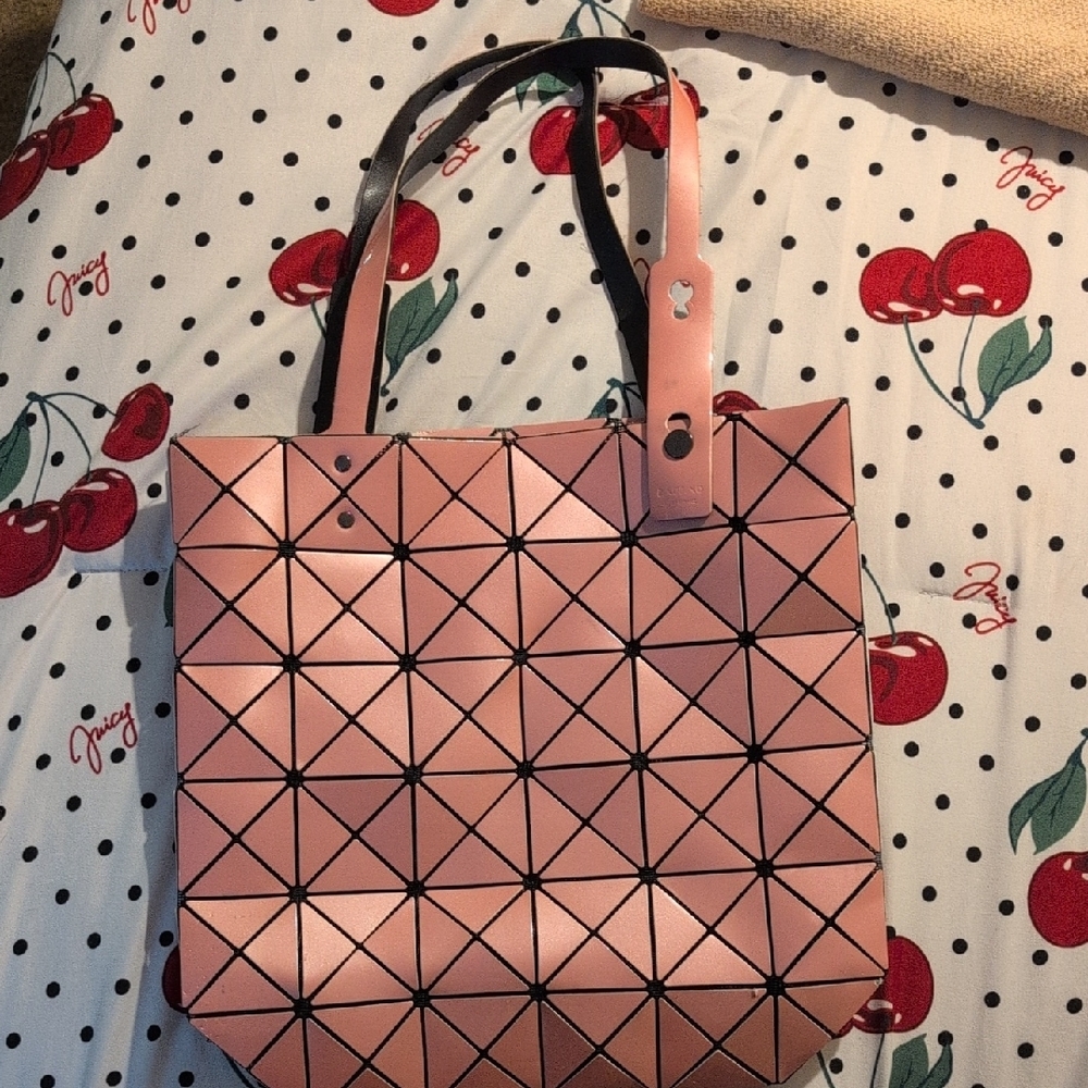 Issey Miyake BaoBao Geometric Pink Tote Bag